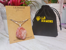 Load image into Gallery viewer, Natural Raw Carnelian Pendant Necklace