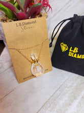 Load image into Gallery viewer, Perfume Bottle Crystal Clear Quartz Necklace Handmade, Genuine Stone