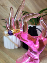 Load image into Gallery viewer, Amethyst Wire Wrap Healing Crystal Rings (Adjustable)