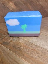 Load image into Gallery viewer, Miami Vice Handcrafted Soap Goat's Milk Soap Bar Lavender & Chamomile