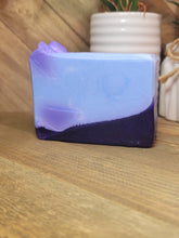 Load image into Gallery viewer, Blueberry Handcrafted Soap, Aloe Vera & Goat Milk Soap Bar,