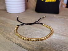Load image into Gallery viewer, Hematite Bracelet, Beaded bracelet for concentration & Focus Gold Tone