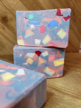 Load image into Gallery viewer, Snuggles Confetti Handcrafted Soap, Goat's Milk Soap Bar, Colorful Soap