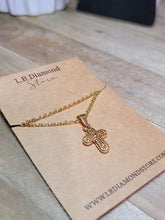 Load image into Gallery viewer, Stainless Steel Cross Necklace - Cross Necklace Handmade