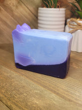 Load image into Gallery viewer, Blueberry Handcrafted Soap, Aloe Vera & Goat Milk Soap Bar,