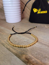 Load image into Gallery viewer, Hematite Bracelet, Beaded bracelet for concentration & Focus Gold Tone