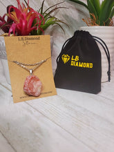 Load image into Gallery viewer, Natural Raw Carnelian Pendant Necklace