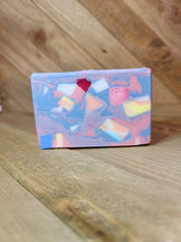 Load image into Gallery viewer, Snuggles Confetti Handcrafted Soap, Goat's Milk Soap Bar Highly Scented