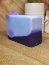 Load image into Gallery viewer, Blueberry Handcrafted Soap, Aloe Vera & Goat Milk Soap Bar,