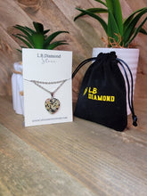 Load image into Gallery viewer, Dalmation Jasper Heart Pendant Necklace Genuine Handmade