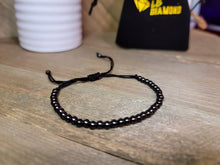 Load image into Gallery viewer, Hematite Bracelet, Beaded bracelet for concentration & Focus Silver Tone