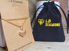 Load image into Gallery viewer, Stainless Steel Heart Necklace - Heart Necklace Handmade