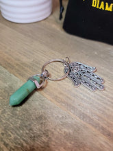 Load image into Gallery viewer, Natural Healing Stone Keychain For Protection