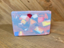 Load image into Gallery viewer, Snuggles Confetti Handcrafted Soap, Goat's Milk Soap Bar, Colorful Soap