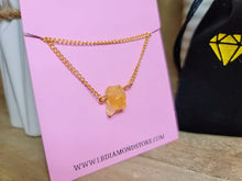 Load image into Gallery viewer, Crystal Necklace Golden Raw Citrine Healing Crystal Stone Necklace
