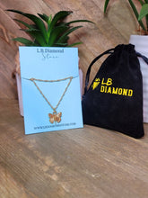 Load image into Gallery viewer, Butterfly Necklace - Trendy Butterfly necklace Gold tone