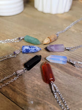 Load image into Gallery viewer, Natural Handmade Point Necklace Manifestation Crystals
