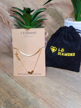 Load image into Gallery viewer, Stainless Steel Heart Love Double Necklace ( Self Love Necklace )