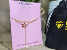 Load image into Gallery viewer, Trendy Star Choking Necklace -Golden tone