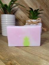 Load image into Gallery viewer, Highly Scented Pina Colada Handmade Soap Goat's Milk Soap