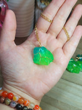 Load image into Gallery viewer, Natural Crystal Necklace Ombre Quartz Stone Gift for her Ombre Quartz