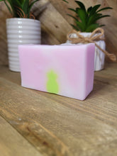 Load image into Gallery viewer, Highly Scented Pina Colada Handmade Soap Goat's Milk Soap