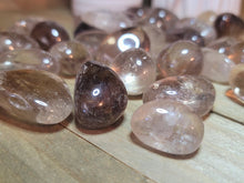 Load image into Gallery viewer, ONE SMOKY QUARTZ TUMBLED STONE
