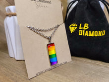 Load image into Gallery viewer, LGBTQ Necklace - Queer / Gay Pride Jewelry - Gender and Sexual Identity Charm Necklace