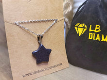 Load image into Gallery viewer, Blue Sandstone Crystal Star Necklace Trending Pendant Necklace Gift For Her