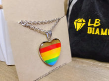 Load image into Gallery viewer, LGBTQ Necklace - Queer / Gay Pride Jewelry - Gender and Sexual Identity Charm Necklace