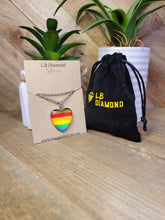Load image into Gallery viewer, LGBTQ Necklace - Queer / Gay Pride Jewelry - Gender and Sexual Identity Charm Necklace