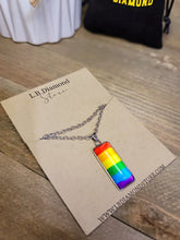 Load image into Gallery viewer, LGBTQ Necklace - Queer / Gay Pride Jewelry - Gender and Sexual Identity Charm Necklace