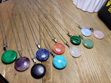 Load image into Gallery viewer, Natural Handmade Crystal Necklace Amethyst, Rose quartz, Green aventurine, Opal, Malachite, Blue soladite