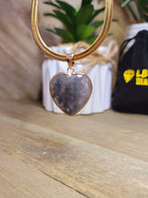 Load image into Gallery viewer, Natural Handmade Crystal Necklace Purple Fluorite Crystal Pendant | Energy Stone Choker