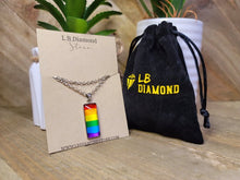 Load image into Gallery viewer, LGBTQ Necklace - Queer / Gay Pride Jewelry - Gender and Sexual Identity Charm Necklace