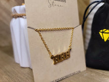 Load image into Gallery viewer, 777 Angel Number Necklace, Old English 925 Sterling Silver Healing Numbers Necklace,