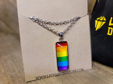 Load image into Gallery viewer, LGBTQ Necklace - Queer / Gay Pride Jewelry - Gender and Sexual Identity Charm Necklace