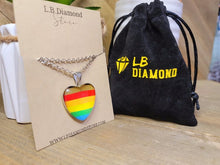 Load image into Gallery viewer, LGBTQ Necklace - Queer / Gay Pride Jewelry - Gender and Sexual Identity Charm Necklace