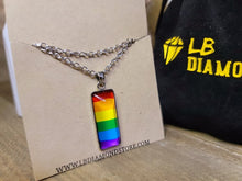 Load image into Gallery viewer, LGBTQ Necklace - Queer / Gay Pride Jewelry - Gender and Sexual Identity Charm Necklace
