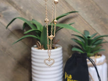 Load image into Gallery viewer, Heart Love Double Necklace Beautiful Gift Heart Necklace Love Necklace