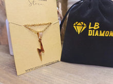 Load image into Gallery viewer, Thunder Necklace Beautiful Gift Necklace , Dainty Necklace, Stainless Steel