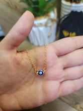 Load image into Gallery viewer, Evil Eye Necklace Blue Evil Eye Blue Eye Necklace • Gift for Her •