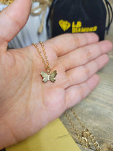 Load image into Gallery viewer, Butterfly Necklace - Trendy Butterfly necklace Gold tone - Gift for her