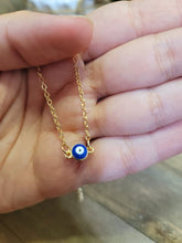 Load image into Gallery viewer, Evil Eye Necklace Blue Evil Eye Blue Eye Necklace • Gift for Her •