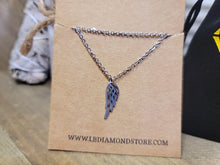 Load image into Gallery viewer, Silver Wing Pendant necklace Trending Necklace , Silver plated charm, Wing necklace