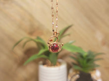 Load image into Gallery viewer, Radiant Rabbit: Stylish Carnelian Necklace in Gold Tone