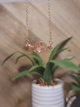 Load image into Gallery viewer, LOVE Fashion Crystal Necklace Gold tone Handmade True Beauty Korean Drama