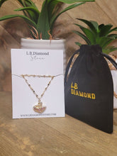 Load image into Gallery viewer, Swan Fashion Crystal Necklace Gold tone Handmade True Beauty Korean Drama