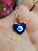Load image into Gallery viewer, Evil Eye Necklace Blue Evil Eye Blue Eye Necklace • Gift for Her • Anniversary Gift • Birthday Gift •