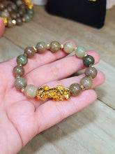 Load image into Gallery viewer, Genuine Natural Handmade Indian Agate 10mm Feng shui Stretch Bracelet